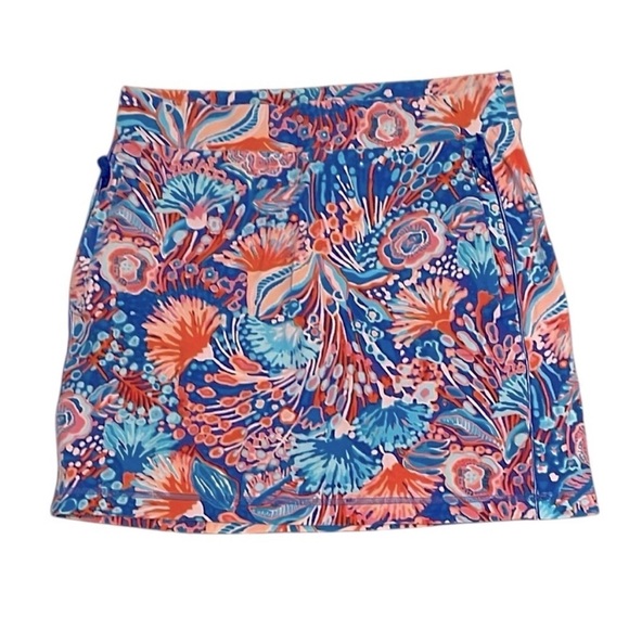 T by Talbots Floral Patterned Skorts Sz Large - Picture 1 of 5